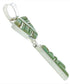 Turquoise Inlay Southwestern Jewelry Silver Slide Pendant BW76106