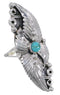 Sterling Silver Turquoise Southwest Jewelry Ring Size 5 UX31916