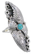 Sterling Silver Turquoise Southwest Jewelry Ring Size 5 UX31916