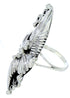 Genuine Sterling Silver Scalloped Leaf Ring