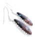 Multicolor Inlay Native American Village Design Earrings EX31663