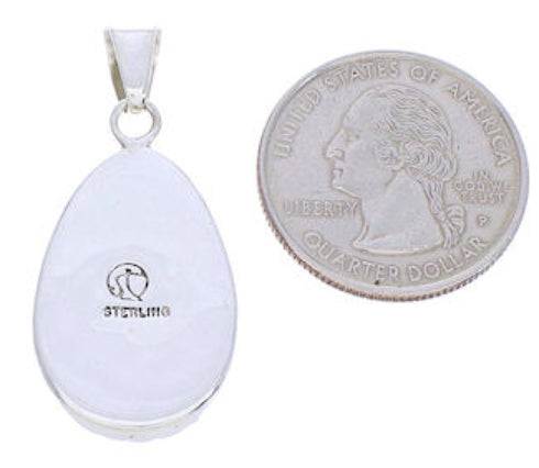 Multicolor Native American Village Or Pueblo Design Pendant EX31671