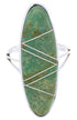Turquoise Jewelry Southwest Silver Jewelry Ring Size 8-1/4 YX33713