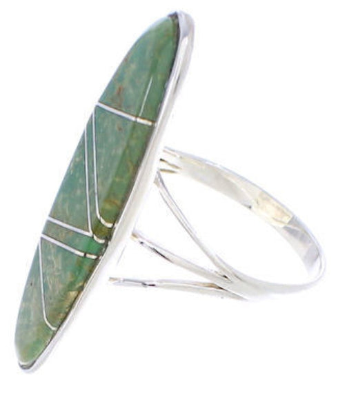Turquoise Jewelry Southwest Silver Jewelry Ring Size 8-1/4 YX33713