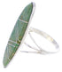 Turquoise Jewelry Southwest Silver Jewelry Ring Size 8-1/4 YX33713