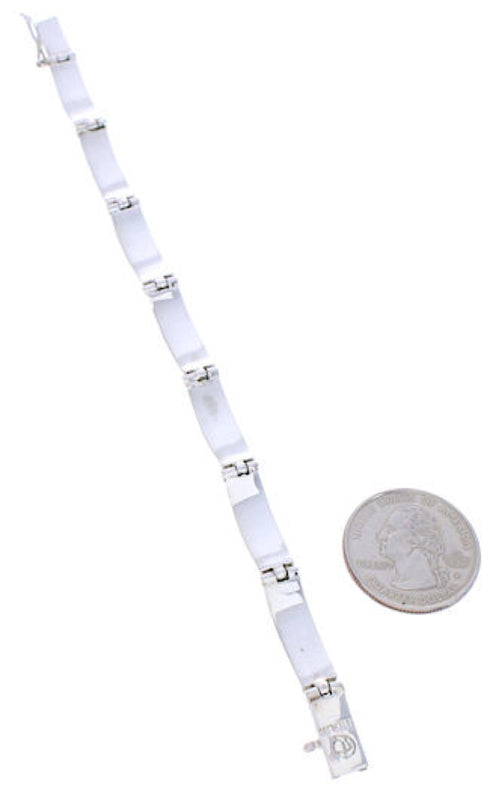 Multicolor Native American Design Southwest Link Bracelet EX28404