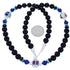Multicolor Sterling Silver Navajo Bead Necklace GS74978