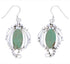 Sterling Silver Southwest Jewelry Turquoise Hook Earrings BW74796