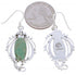 Sterling Silver Southwest Jewelry Turquoise Hook Earrings BW74796