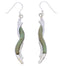 Sterling Silver Turquoise Inlay Jewelry Hook Dangle Earrings BW74826