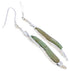 Sterling Silver Turquoise Inlay Jewelry Hook Dangle Earrings BW74826