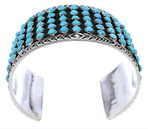 Genuine Sterling Silver Turquoise Bracelet Jewelry PX27496