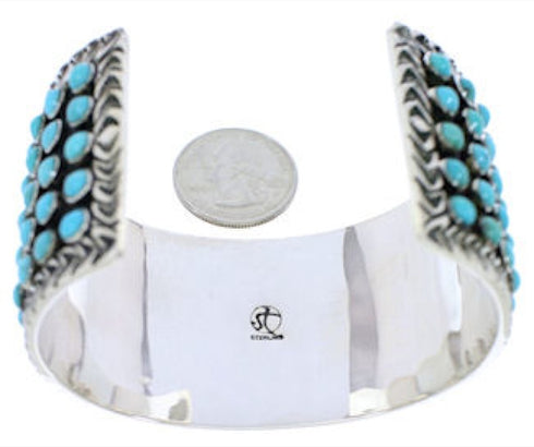 Genuine Sterling Silver Turquoise Bracelet Jewelry PX27496