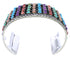Southwest Multicolor And Silver Cuff Bracelet PX27671