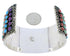 Southwest Multicolor And Silver Cuff Bracelet PX27671