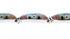 Silver Multicolor Native American Village Design Link Bracelet GS74745