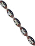 Multicolor Native American Village Design Link Bracelet GS74744