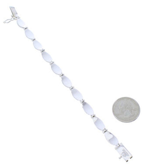 Multicolor Native American Village Design Link Bracelet GS74744