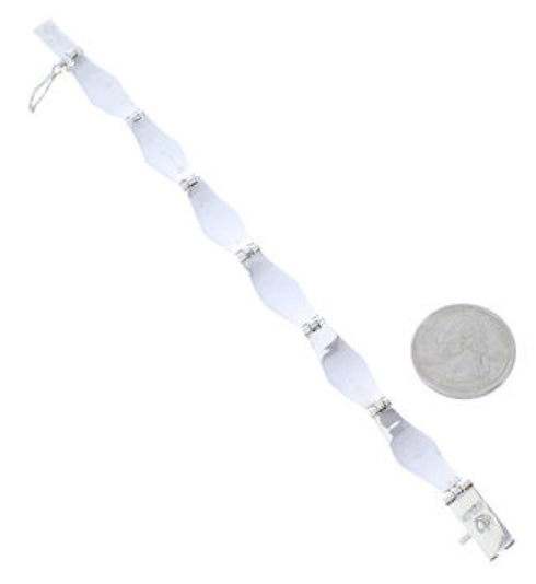 Multicolor Native American Village Design Link Bracelet GS74743