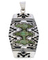 Sterling Silver Turquoise Jewelry Southwestern Pendant MW75162