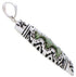 Sterling Silver Turquoise Jewelry Southwestern Pendant MW75162