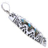 Native American Village or Pueblo Design Multicolor Pendant MW75177