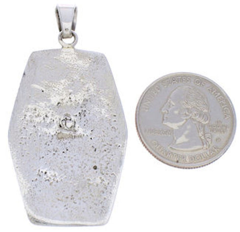 Native American Village or Pueblo Design Multicolor Pendant MW75177
