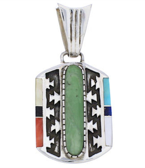 Southwestern Jewelry Multicolor Pendant MW75198