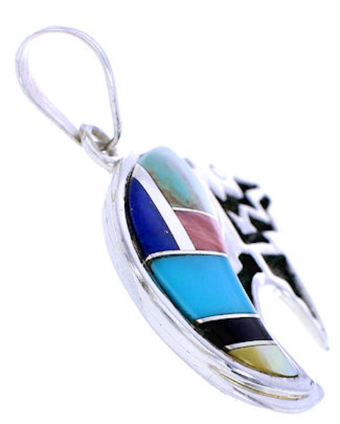 Multicolor Jewelry Silver Bear Arrow Slide Pendant MW74938