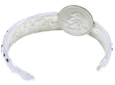 Genuine Sterling Silver Turquoise Jewelry Cuff Bracelet MX27162