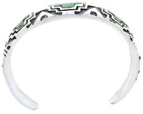 Sterling Silver Turquoise Jewelry Southwest Cuff Bracelet MX27164