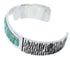 Turquoise Inlay And Genuine Sterling Silver Cuff Bracelet EX27793