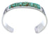 Sterling Silver Turquoise Southwest Jewelry Cuff Bracelet EX27813