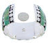 Genuine Sterling Silver And Turquoise Jewelry Cuff Bracelet EX27837