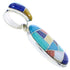 Sterling Silver Multicolor Southwest Pendant GS75695