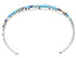 Southwest Jewelry Multicolor Sterling Silver Cuff Bracelet EX27335