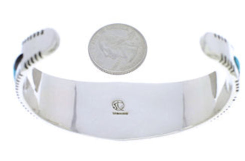 Southwest Jewelry Multicolor Sterling Silver Cuff Bracelet EX27335