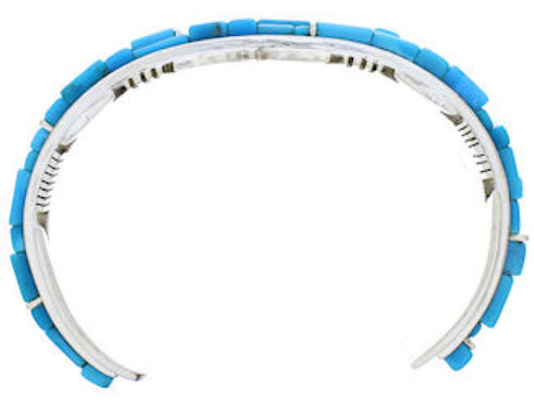 Southwest Turquoise Sterling Silver Cuff Bracelet Jewelry EX27435