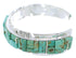 Turquoise Jewelry Sterling Silver Southwest Cuff Bracelet EX27442