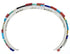 Multicolor Southwestern Sterling Silver Jewelry Cuff Bracelet EX27446