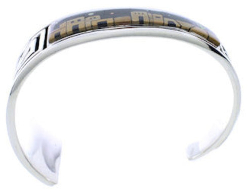 Multicolor Feather Native American Design Cuff Bracelet MW75595