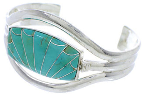 Multicolor Native American Design Reversible Cuff Bracelet MW75634