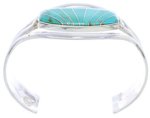 Multicolor Native American Design Reversible Cuff Bracelet MW75634