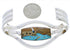 Multicolor Reversible Native American Design Cuff Bracelet MW75638