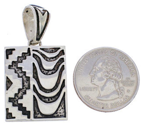 Native American Design Multicolor Reversible Pendant Jewelry EX29494