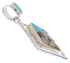Multicolor Native American Village Design Reversible Pendant EX29495