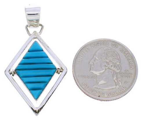 Native American Design Southwest Multicolor Reversible Pendant EX29499