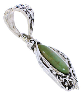 Genuine Sterling Silver Southwest Turquoise Pendant EX29060
