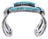 Sterling Silver Southwestern Turquoise Inlay Cuff Bracelet MX27047