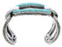Genuine Sterling Silver Turquoise Southwest Cuff Bracelet MX27064